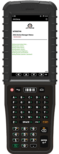 AML Setup loading screen