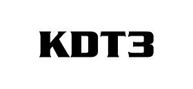 KDT3's typographical logo in black.