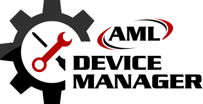 AML Device Manager logo in color.