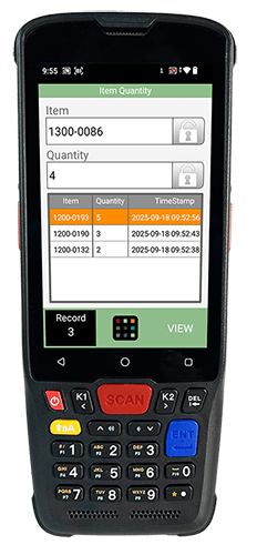 PDX10 Item Quantity app